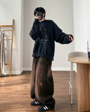 Blended Damage Balloon Denim