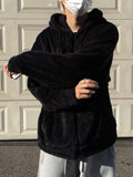 Boa fur Hoodie Zip-Up Jacket