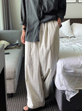 Summer Wide Baslock Banding Pants