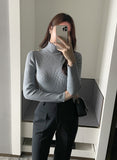 Loaem Epaulet Turtleneck Knit