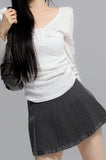 Scatter Pleated Skirt