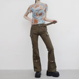 Pressa Mesh See-Through Slit T-Shirt