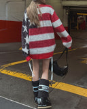 (UNISEX) Stars and Stripes Mohair Oversized Knitwear