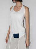 LAYERED HALTER SLEEVELESS