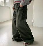Dottio String Washing Wide Pants
