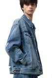 DRASTIC DAMAGE DENIM TRUCKER