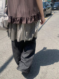Capuri Denim Wide Pants