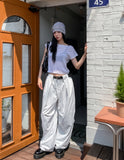 Nick Belted Parachute Nylon Pants