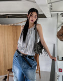 Eve Summer Stripe Strap Blouse