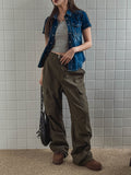 P.O. Straight Cargo Cotton Pants