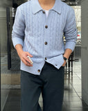 Bez Collar Cable Cardigan