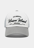 SCRIPT TYPE MESH CAP