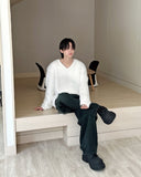 Mohair Vneck knit