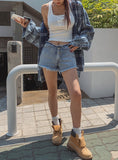 Mori Washed Checkered Shirt