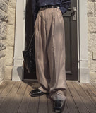Woobin Two Tuck Wide Slacks