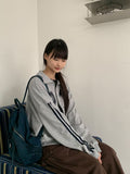Unan Printing Track Zip-Up