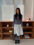 Takan Stripe Round Long Sleeve Tee