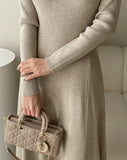 Mender Flare Knit Long One Piece