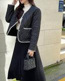 Seo Quilting Color Matching Lightweight Padding Jacket