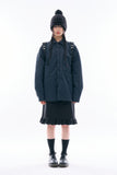 Eric fade washed padded shirt