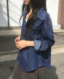 Menon Boxy Pocket Denim Shirt