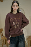 Puppy Love Embroidered Sweatshirt