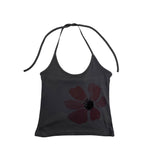 Anemone Print Halter Top