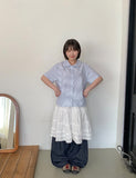 Jedind Frill Banding Midi Skirt