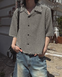 Hillin Check Tweed Shirt