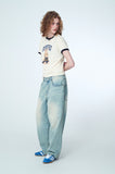 Forevery CROP Ringer Tee
