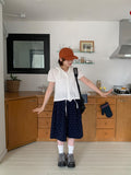 Dalson Banding Dot Bermuda Pants