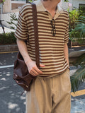 Casey color blocking short sleeve knit