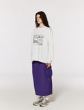 Pintuck Cargo Parachute Skirt