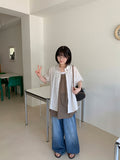 Cubibi Roll-up Stripe Over Shirt