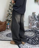 Eka Balloon Banding Denim Pants