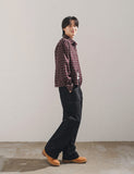 Vintage Crop Check Shirt