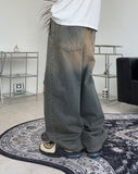 Taran Washing Balloon Denim Pants