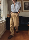 Winster low pocket cotton pants