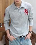 Herald Horse Embroidered PK Long Sleeve