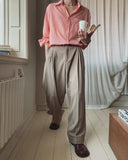Julia Wrap Pintuck Over Slacks