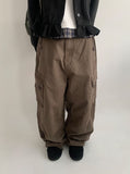 Lilpon Cargo Wide Balloon Pants