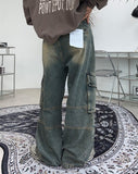 developer double pocket denim pants
