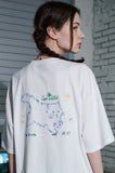 Wild Cat Embroidery Short Sleeve T-shirt