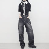 Orbi Color Matching Shirt Cardigan (Mini Strap Set)