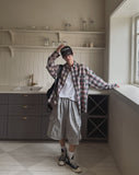 Cozy Cargo Bermuda Pants