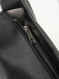 Minimal leather square bag