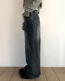 Nur Semi Wide Denim Pants
