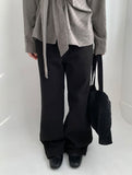 Pigenpi Cotton Semi Bootcut Pants