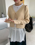 Pickney Ribbon Knit Cardigan