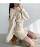 Feminine Mood Slim Fit H-Line Tight One Piece
